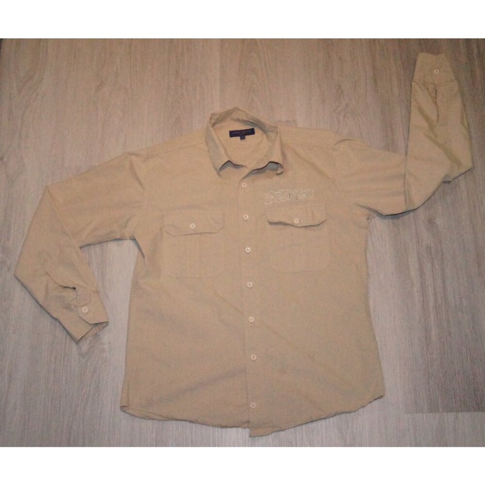 Louis Vuitton Khaki Long-Sleeved Button Shirt